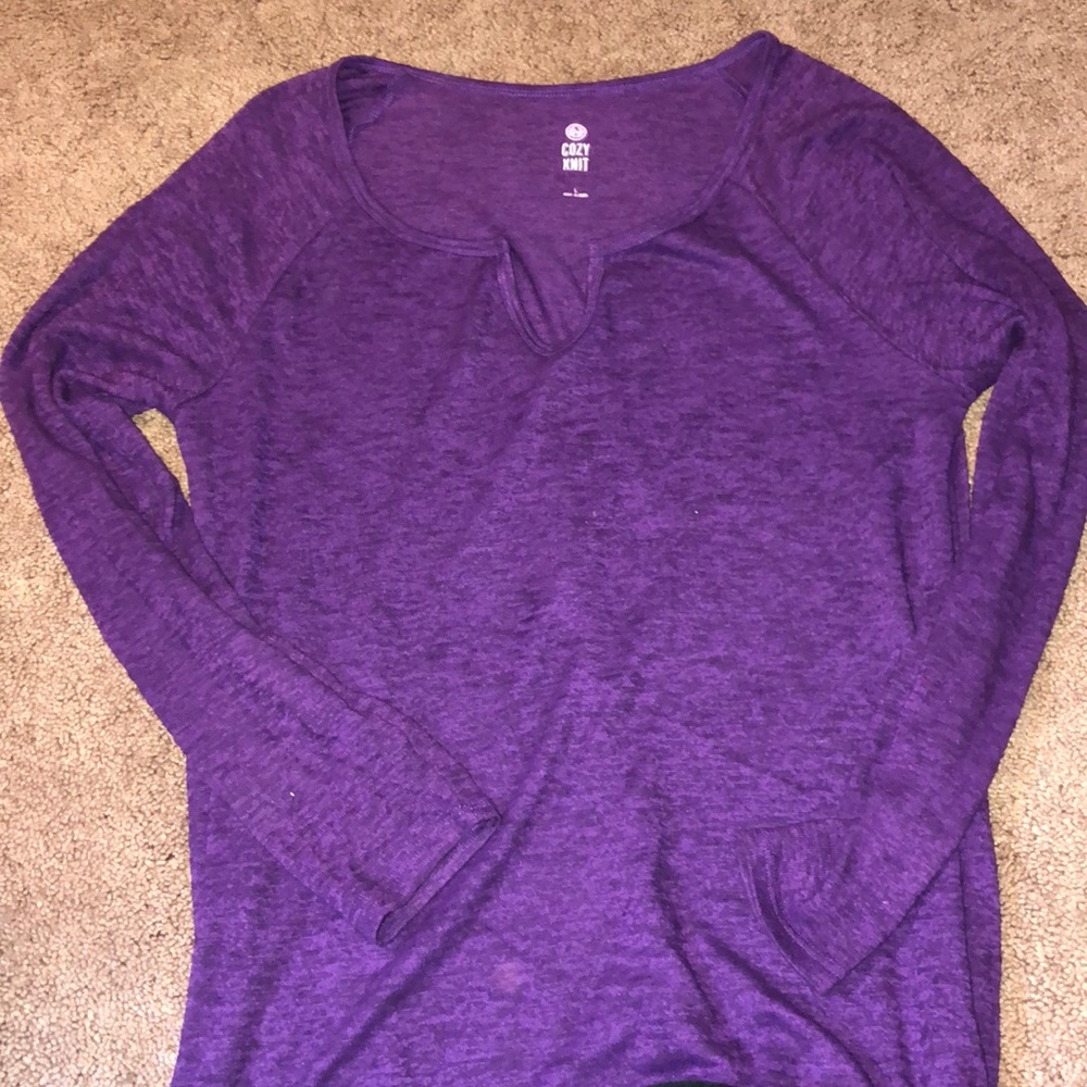 Long sleeved knitted top